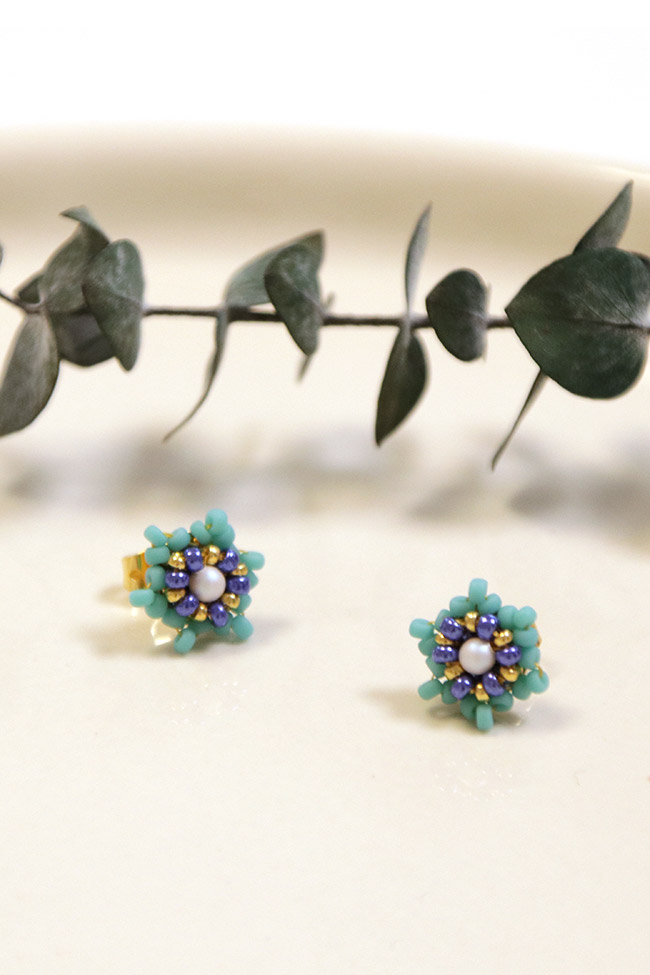 Piccole perle di seme e orecchini di perle PureCrystal