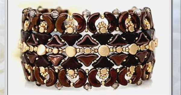 Bracciale Hallie fai-da-te con perle di vetro di Puca