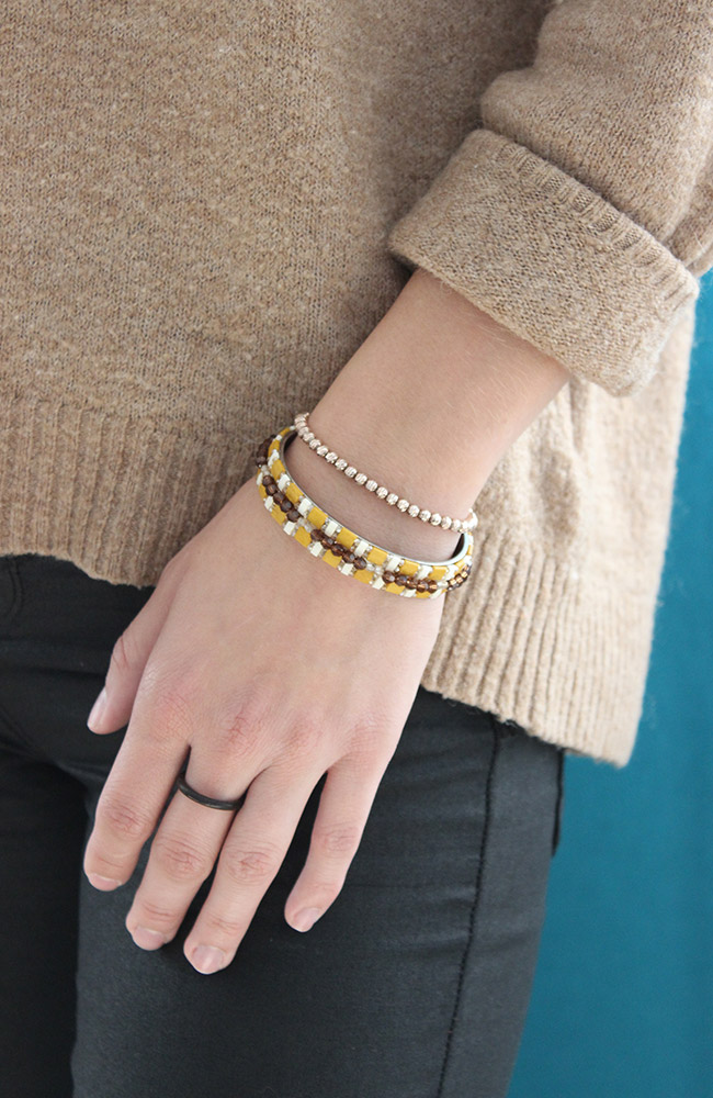 Schema Bracciale a girocollo fai da te con perline Tila e perle PureCrystal Schema Bracciale a girocollo fai da te con perline Tila e perle PureCrystal