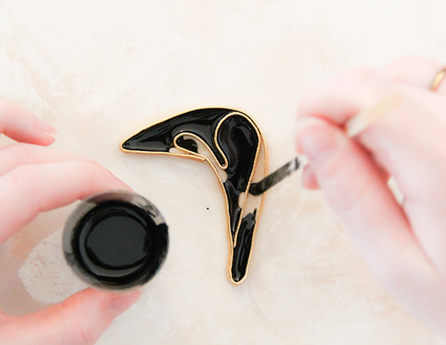 Perno in tucano fai-da-te resina passaggio 4 bis resina