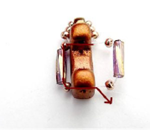 Step 4 - Fai da te Tinaya collana perline di vetro Puca