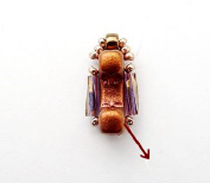 Step 5 - Fai da te Tinaya collana perline di vetro Puca