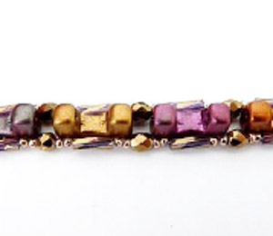 Step 9 - Fai da te Tinaya collana perline di vetro Puca