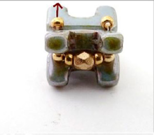 Passo 9 perline collana fai da te Talia Puca