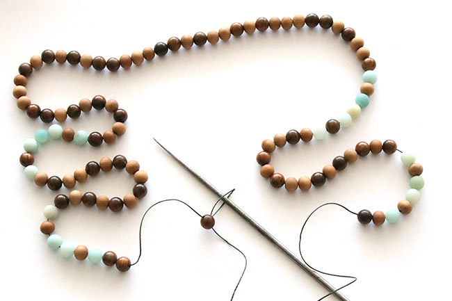 Collana Mala realizzata a mano