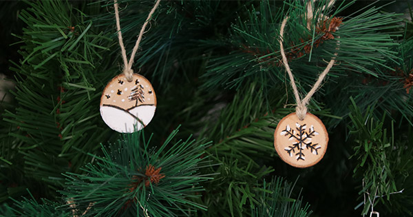 Schema Sospensione dei dischi di legno incisi a fuoco