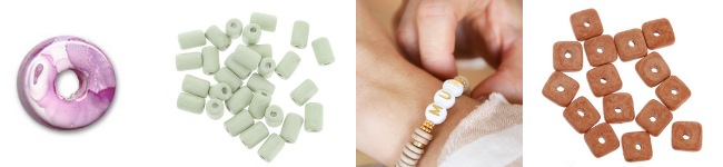 heishi c&eacute;ramique