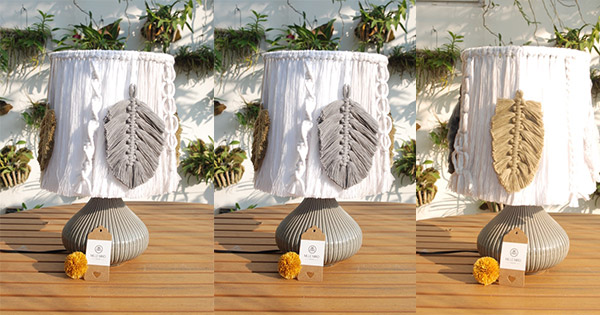 DIY Abat-jour en macramé DIY Abat-jour en macramé