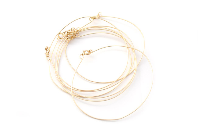 Braccialetti settimanali fai-da-te Braccialetti settimanali in oro 14kt riempiti d'oro