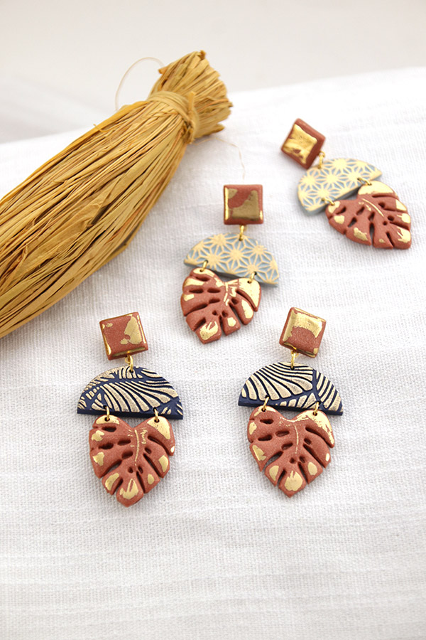 Schema Orecchini e lamine in polimero