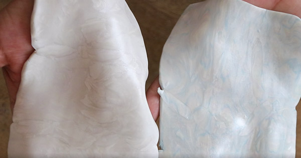 Schema Crea un effetto polimero madreperlato con 2 tecniche