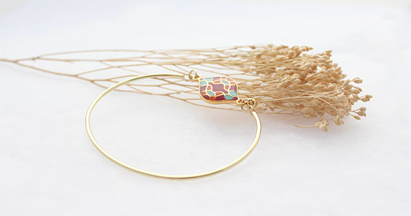 Tutorial ovale bangle diamante azulejos distanziatore e ciondolo mini palla Tutorial ovale bangle diamante azulejos distanziatore e ciondolo mini palla