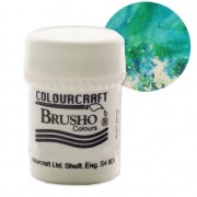 Polvere acquarellabile Brusho Colours - Sea Green x15 g