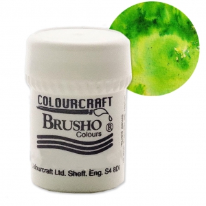 Polvere acquarellabile Brusho Colours - Lime Green x15 g