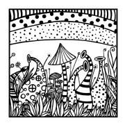 Placche di texture Cernit 9 cm Nature x1