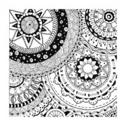 Stampo texture Cernit 9 cm Stars x1