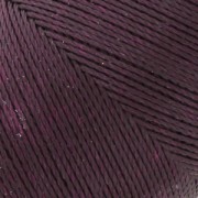 Bobina di filo cerato Linhasita per micro macramè 0,75 mm - Nero ciliegia (630) x228m