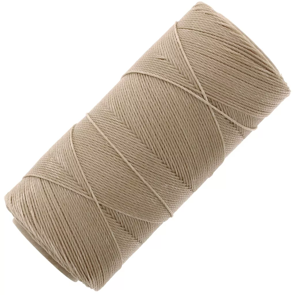 Bobina di filo cerato Linhasita per micro macramè 0,75 mm - Tan (382 ...