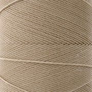Bobina di filo cerato Linhasita per micro macramè 0,75 mm - Tan (382) x228m