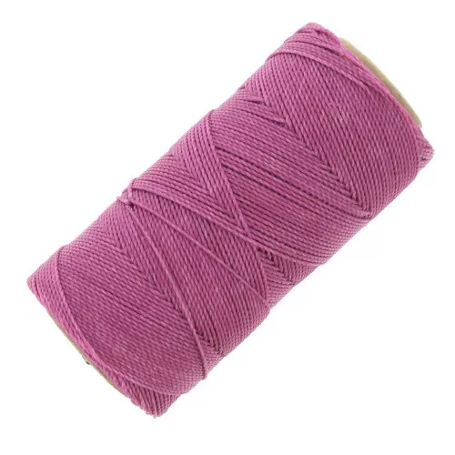 Bobina di filo cerato Linhasita per micro macramè 0,75 mm - Fucsia (899) x228m