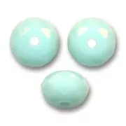 Perla rotonda appiattita PureCrystal 5040 8 mm - Mint Alabaster x1