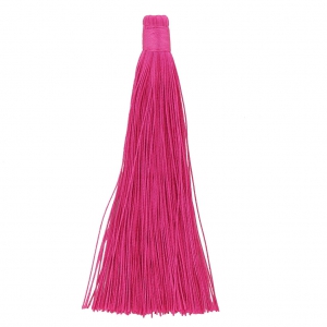 Nappina grande senza attacco 120 mm per decorazione o bijoux Fuchsia