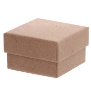 Scatola portagioie fantasia per anelli 4,5x4,5x3,2 cm Kraft x1
