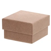 Scatola portagioie fantasia per anelli 4,5x4,5x3,2 cm Kraft x1