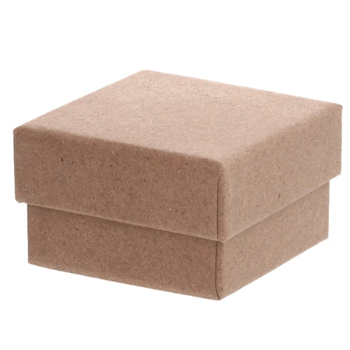 Scatola portagioie fantasia per anelli 4,5x4,5x3,2 cm Kraft x1