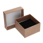 Scatola portagioie fantasia per anelli 4,5x4,5x3,2 cm Kraft x1