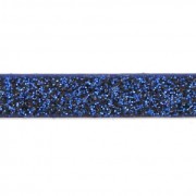 Nastro fantasia similcuoio 5 mm Dark Blue Glitter x1.2m