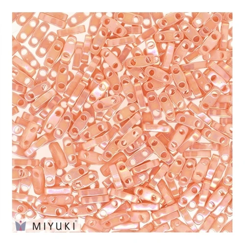 Perline Miyuki Quarter Tila 5x1,2x1,9 mm QTL-596-1 - Rosa tè opaco lucido x10 g