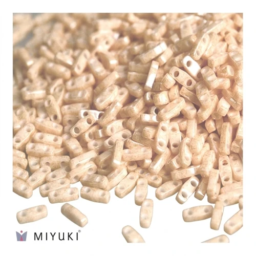 Miyuki Quarter Tila Beads 5x1.2x1.9 mm QTL-593 - Light Caramel Ceylon x10g
