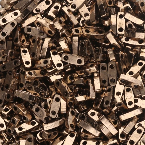 Perline Miyuki Quarter Tila 5x1,2x1,9 mm QTL-457 - Bronzo scuro metallizzato x10 g