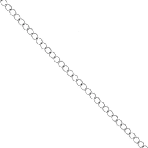 Catena maglia ovale piatta 4.4x4.9 mm Acciaio inox 304 x 98cm