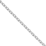 Catena maglia ovale martellata 3x4 mm Acciaio inox 316L x1m