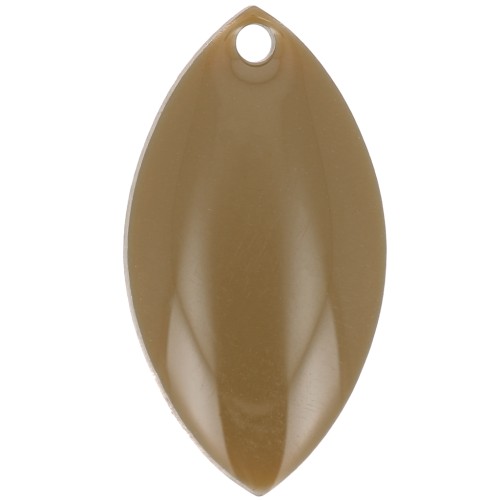 Navette in metallo e resina epossidica 19x10 mm Oliva x 8