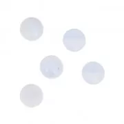 Cabochon tondo mm. 6 Agata blu