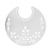 Pendenti leggeri filigranati Luna 50.5x48 mm argentato x2