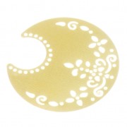 Pendenti leggeri filigranati Luna 50.5x48 mm dorato x2