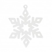 Pendente  Fiocco di neve 24x20 mm Argento 925 x1|raw }}