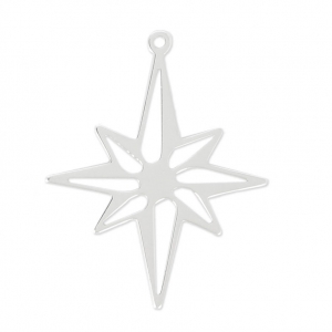 Pendente Rosa dei venti 26x21 mm  Argento 925 x1