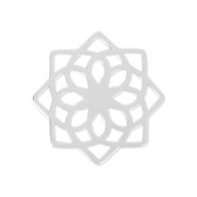Distanziatore/Pendente  Mandalas 11mm Argento 925 x1|raw }}
