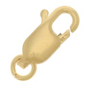 Chiusura moschettone lunga mm. 11 Gold filled x1|raw }}