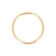 Base di montaggio rotonda mm. 16 Gold filled x1