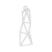 Pendente volpe origami 23.4 mm Argento 925 x1