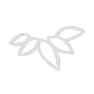 Pendente Foglie 13 mm Argento 925 x1