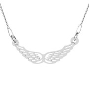 Distanziatore 2 anelli ailes 25.5x9.5 mm en Argent 925 dorato rose x1