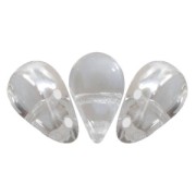 Perle in vetro Amos® par Puca® 5x8mm Crystal x10g|raw }}