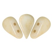 Perle in vetro Amos® par Puca® 5x8mm Opaque Beige Ceramic Look x10g|raw }}